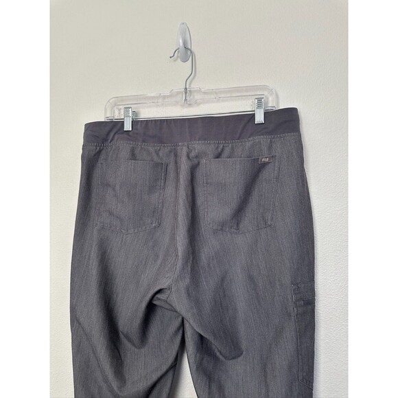 FIGS Zamora Joggers Gray Tapered Medical Full Length High Rise Women Large Tall - Picture 5 of 7